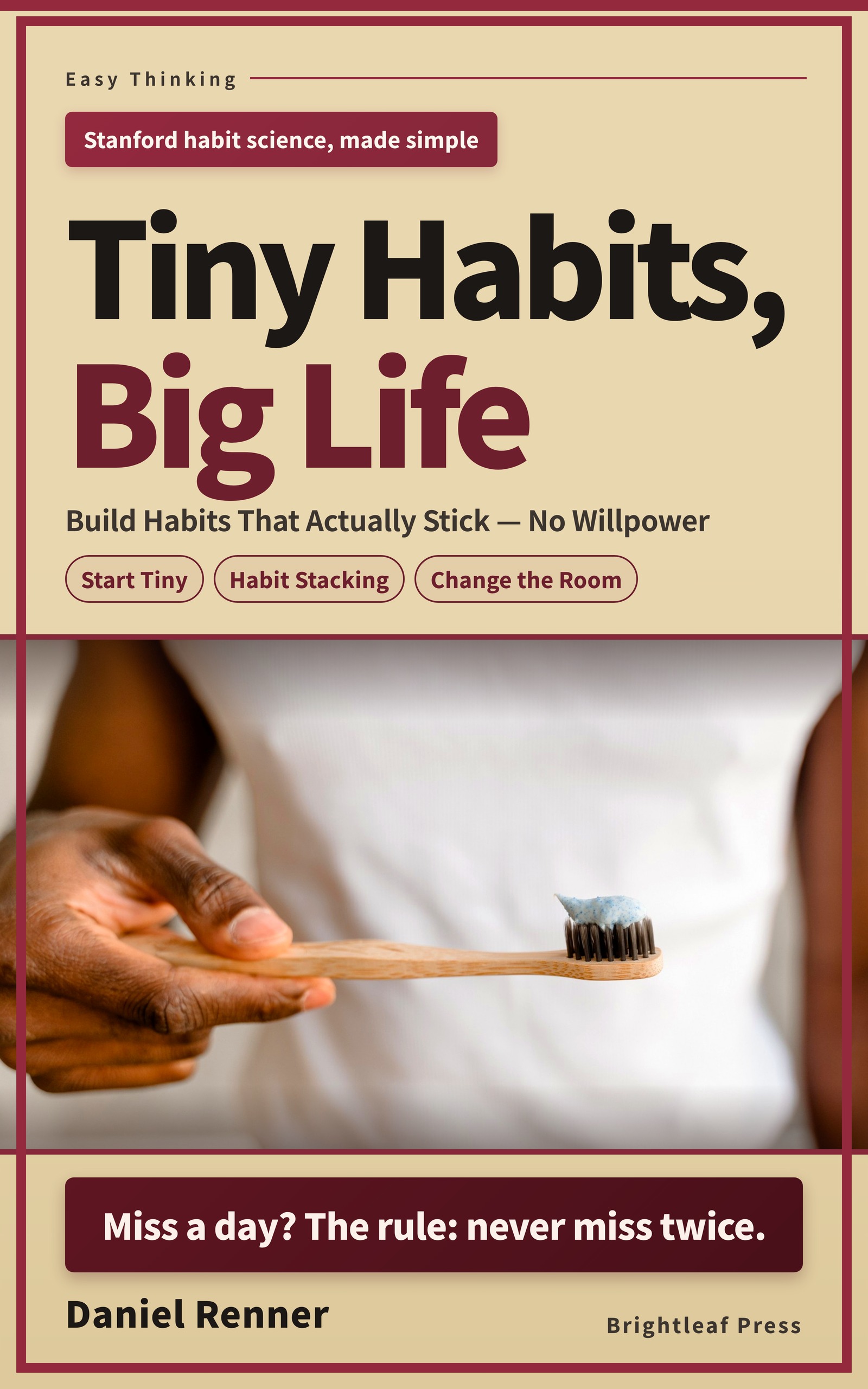 Cover of Tiny Habits, Big Life by Daniel Renner
