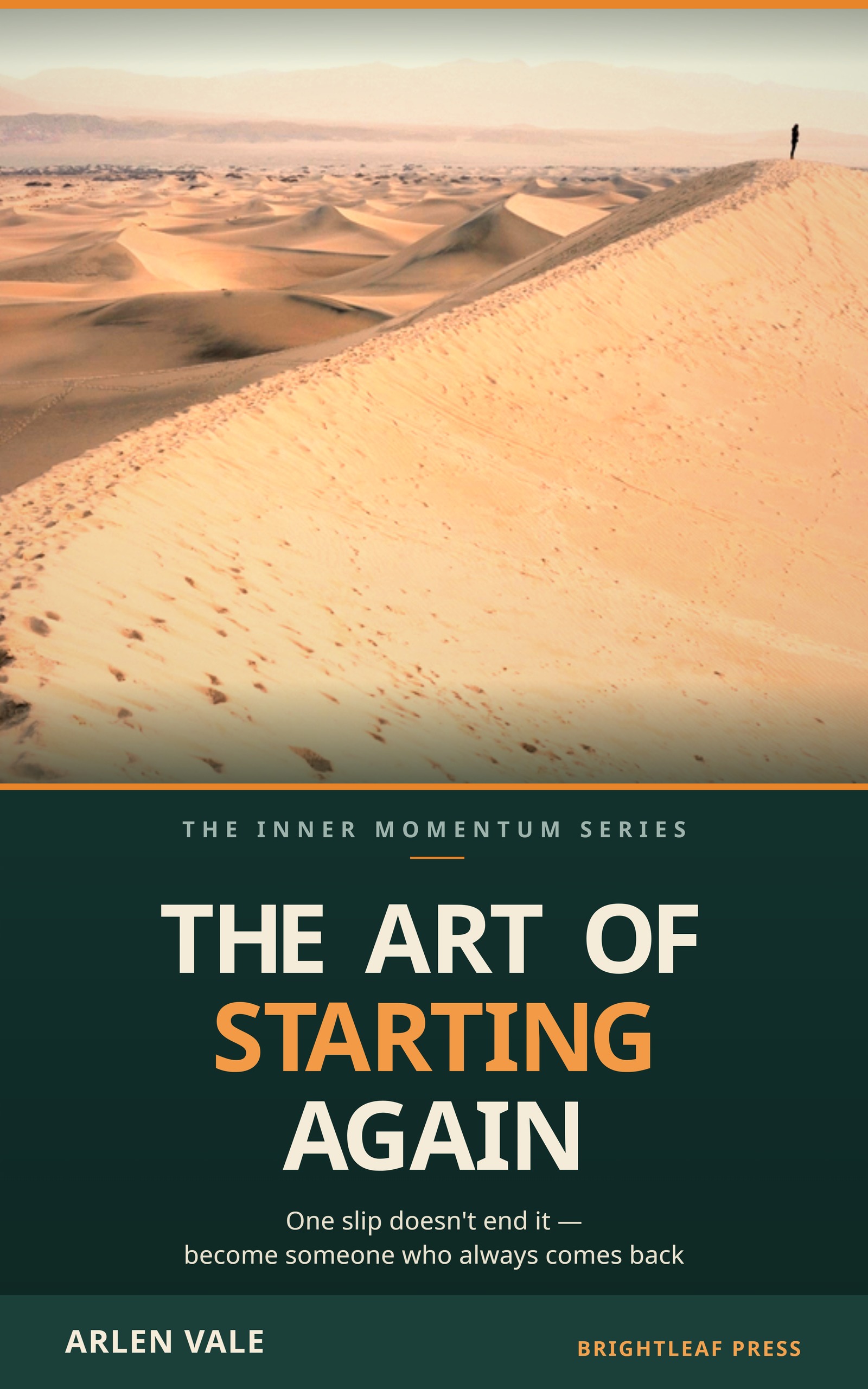Cover of The Art of Starting Again by Arlen Vale